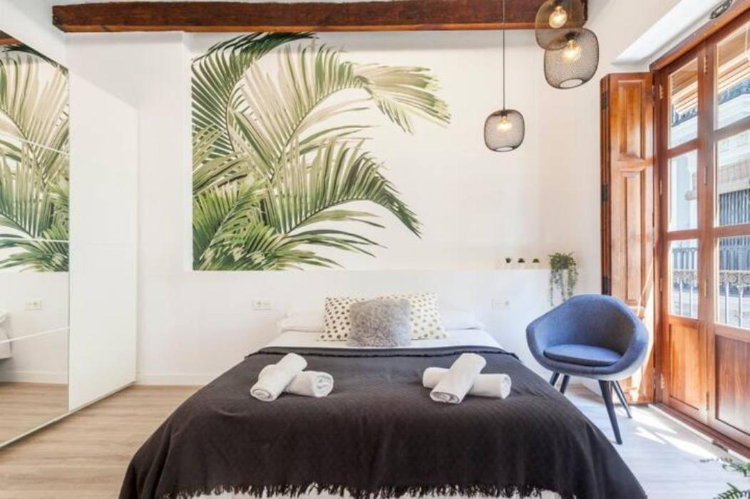 Modern Flat By Mercado Central In Ciutat Vella Valencia Luaran gambar