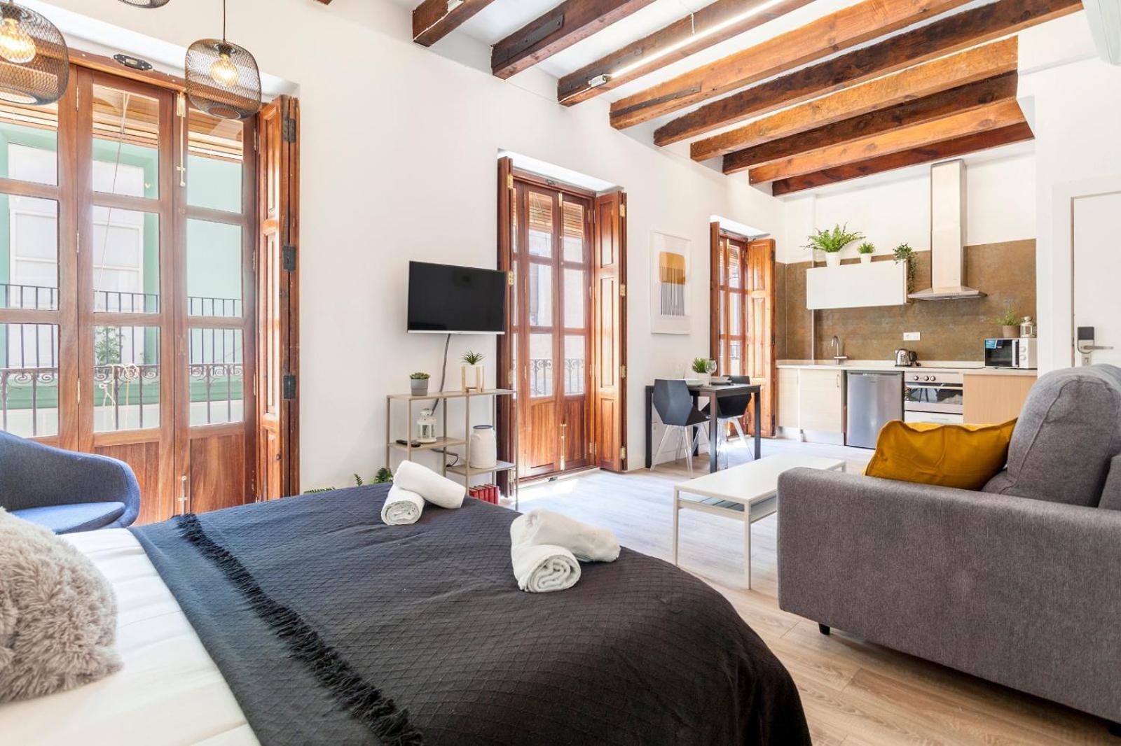 Modern Flat By Mercado Central In Ciutat Vella Valencia Luaran gambar